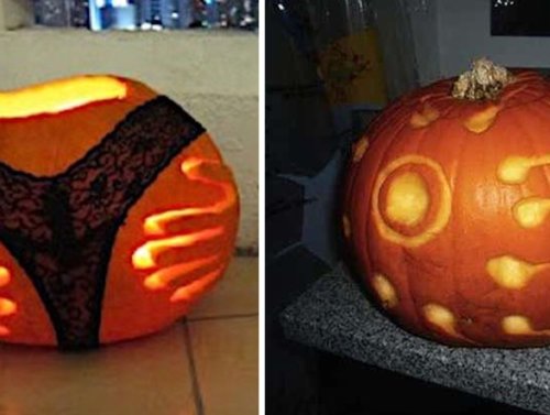 NSFW jack-o’-lanterns for all you dirty little heathens out there (20 Photos) 1