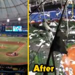 Tampa Bay Rays’ Tropicana Field has roof shredded by Hurricane Milton 2