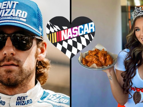 ‘America’s Sweethearts’: NASCAR driver marries former Hooters girl 1