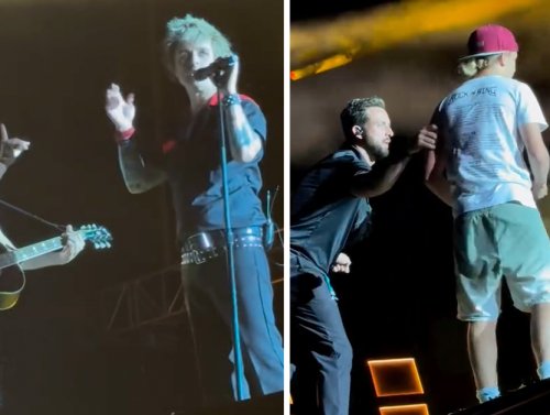 Green Day concert-goer kicked off stage after playing ‘Wonderwall’ by Oasis 1