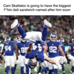 Let’s run through leather bound NFL memes from Week 6 like Cam Skattebo 26