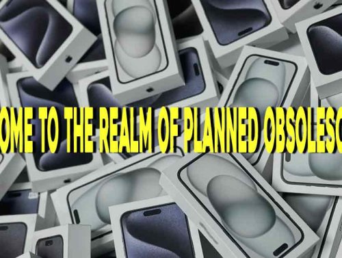 Welcome To The Realm of Planned Obsolescence 1